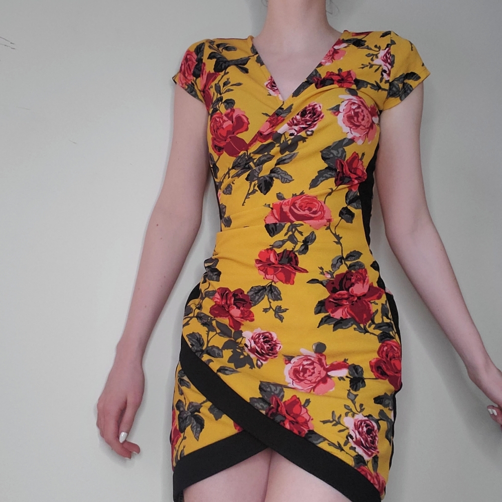 Almost Famous Floral Print Dress